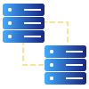 secure backups to multiple servers icon